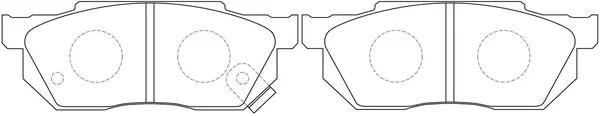 Brake Pad Set, disc brake (FP0256)