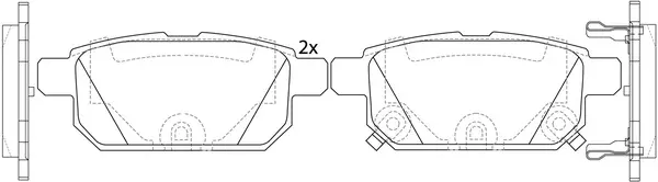 Brake Pad Set, disc brake (FP9212)