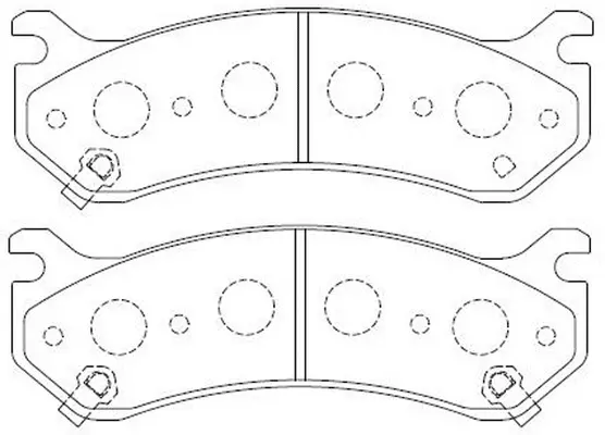 Brake Pad Set, disc brake (FP0785)