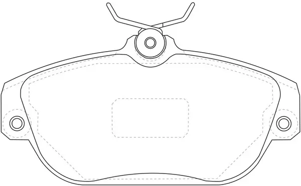 Brake Pad Set, disc brake (FP0542)