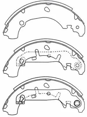 Brake Shoe Set (FT5251)