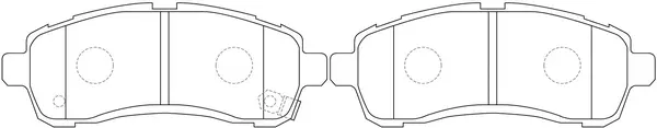 Brake Pad Set, disc brake (FP0028)