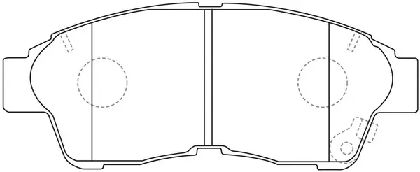 Brake Pad Set, disc brake (FP0562)