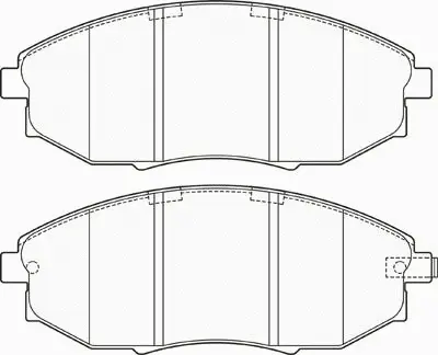Brake Pad Set, disc brake (FP1031)