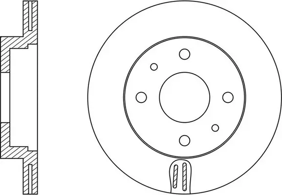 Brake Disc (FR0702V)
