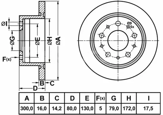 Brake Disc (FR0974)