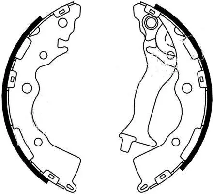 Brake Shoe Set (FT0910)