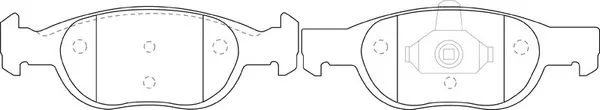 Brake Pad Set, disc brake (FP0294)