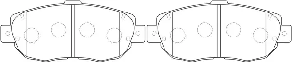 Brake Pad Set, disc brake (FP0619)