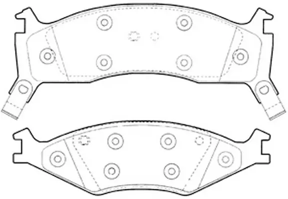 Brake Pad Set, disc brake (FP0719)