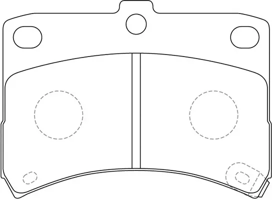 Brake Pad Set, disc brake (FP6170)