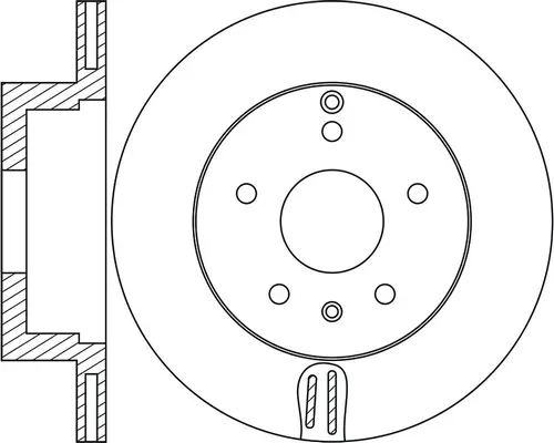 Brake Disc (FR0812V)