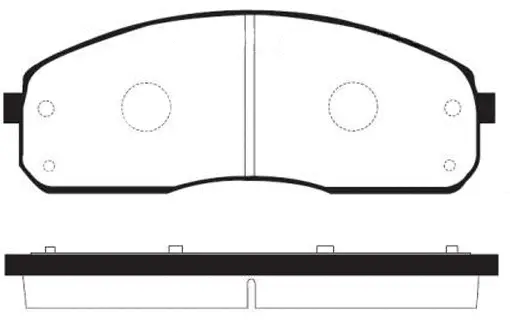 Brake Pad Set, disc brake (FP3019)