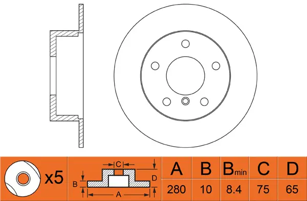 Brake Disc (FR0323)
