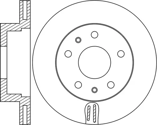 Brake Disc (FR0971V)