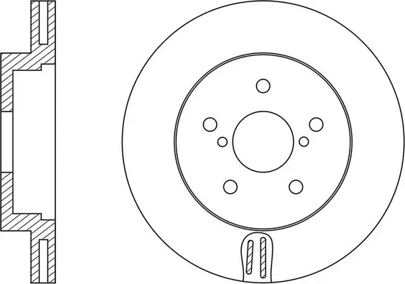 Brake Disc (FR0647V)