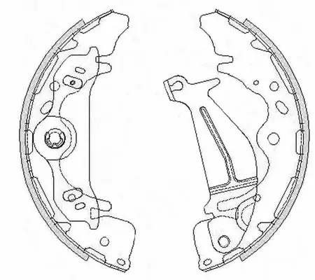 Brake Shoe Set (FT1105)