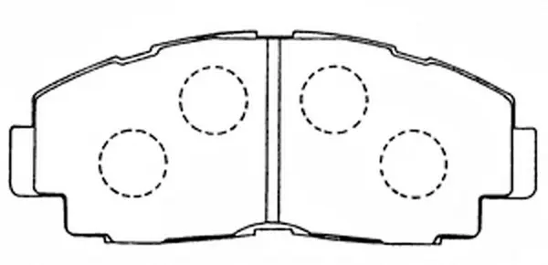 Brake Pad Set, disc brake (FP1041)
