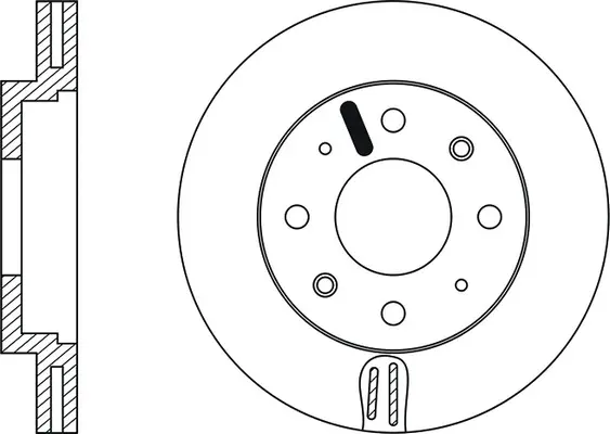 Brake Disc (FR0121V)