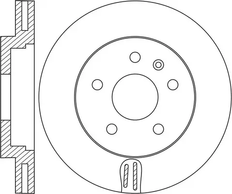 Brake Disc (FR0754V)