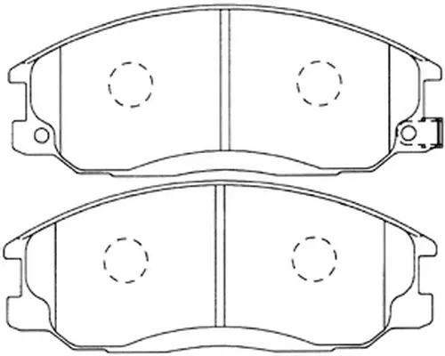 Brake Pad Set, disc brake (FP0864)