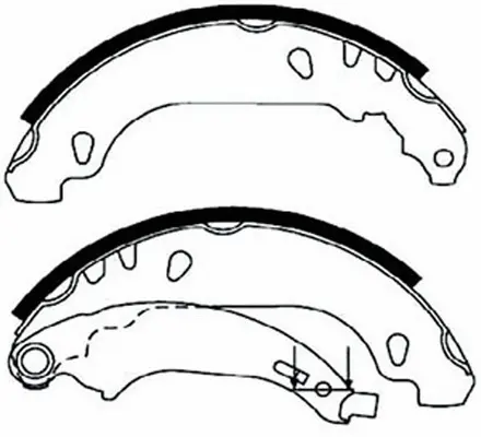 Brake Shoe Set (FT2048)