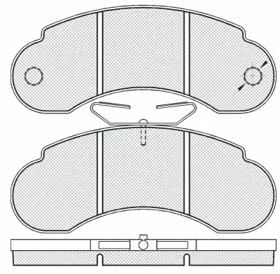 Brake Pad Set, disc brake (FP1233)