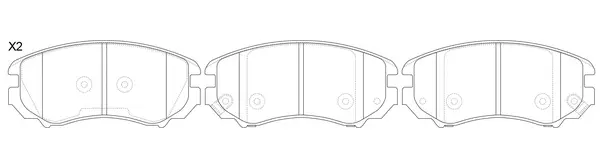 Brake Pad Set, disc brake (FP0924)