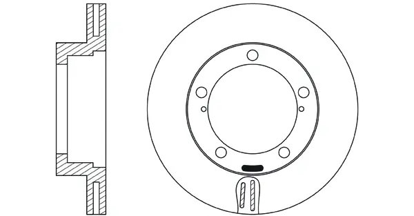Brake Disc (FR0719V)