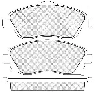 Brake Pad Set, disc brake (FP1176)