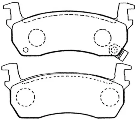 Brake Pad Set, disc brake (FP0308)