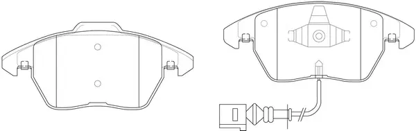 Brake Pad Set, disc brake (FP1375E)