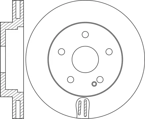Brake Disc (FR0662V)