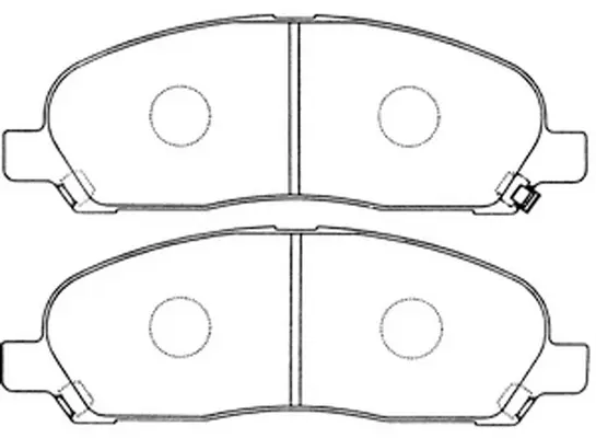Brake Pad Set, disc brake (FP3134)