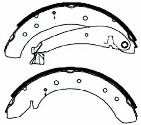 Brake Shoe Set (FT2041)