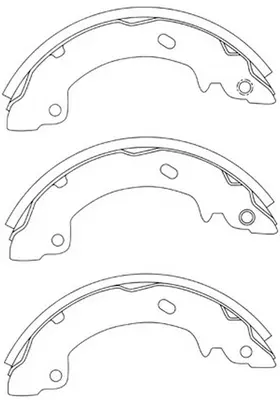 Brake Shoe Set (FT1620)