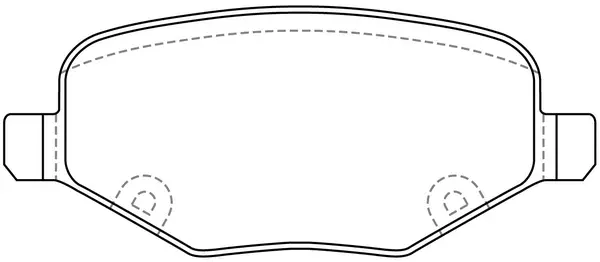 Brake Pad Set, disc brake (FP1754)