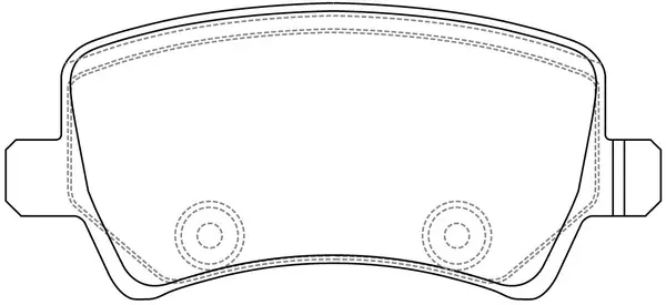 Brake Pad Set, disc brake (FP1307)