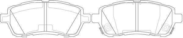 Brake Pad Set, disc brake (FP1454)