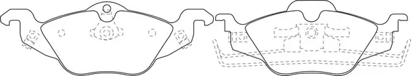 Brake Pad Set, disc brake (FP1532)
