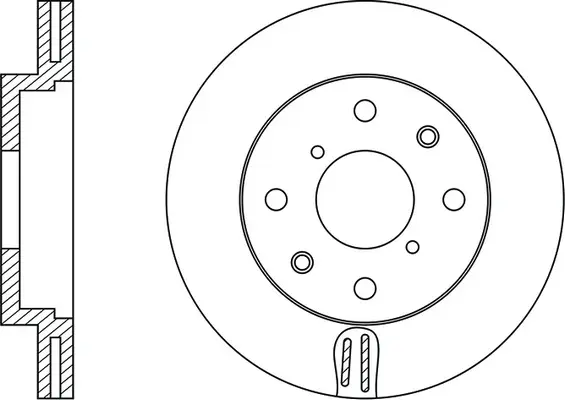 Brake Disc (FR0203V)
