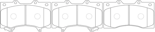 Brake Pad Set, disc brake (FP0030)