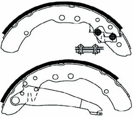 Brake Shoe Set (FT3037)