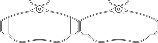 Brake Pad Set, disc brake (FP0676)