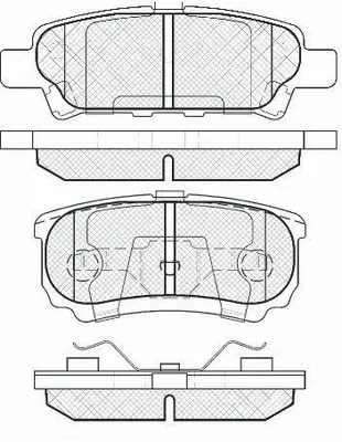 Brake Pad Set, disc brake (FP1037)
