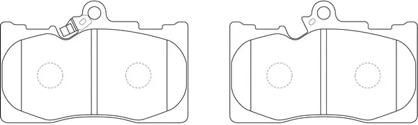 Brake Pad Set, disc brake (FP1118)