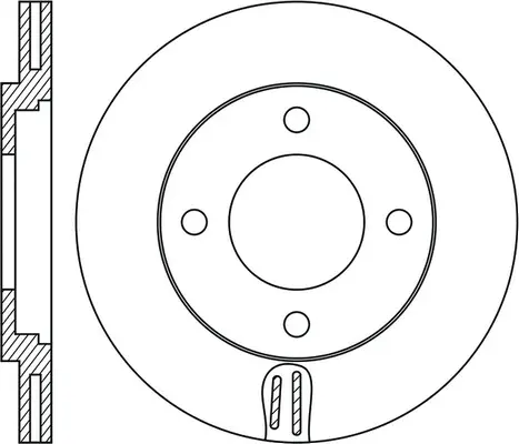 Brake Disc (FR0952V)
