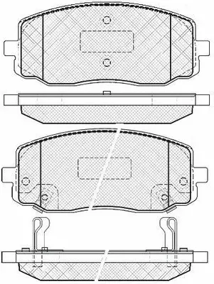 Brake Pad Set, disc brake (FP0002)