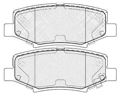 Brake Pad Set, disc brake (FP1274)