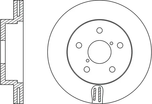 Brake Disc (FR0201V)